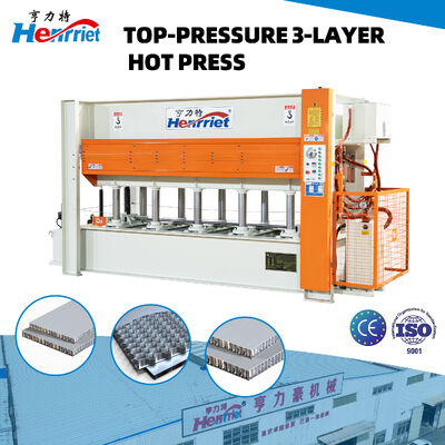 3-Layer Hydraulic Hot Press Machine with 50 Tons Maximum Pressure and Electric Heating for Honeycomb Panels