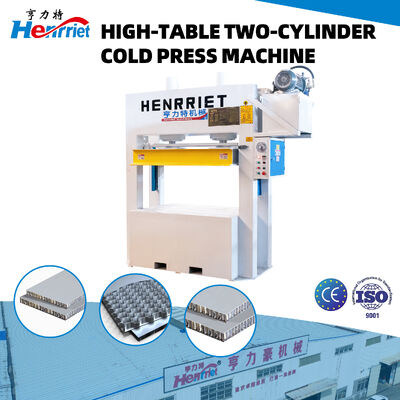 80T Maximum Pressure Two Cylinder Hydraulic Cold Press Machine with 1500×1100 mm Pressing Plate for Industrial Lamination