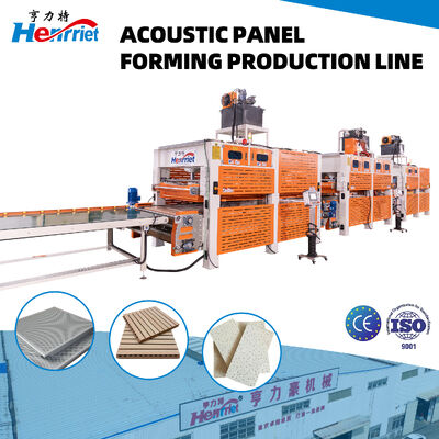 400T Maximum Pressure Acoustic Panel Forming Production Line with PLC + Touch Screen Control and 150℃ Maximum Temperature