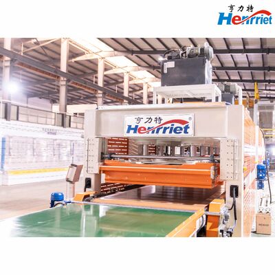 8-Cylinder Hydraulic Hot Press Machine with 400T Maximum Pressure and PLC + Touch Screen Control for Acoustic Panel Production