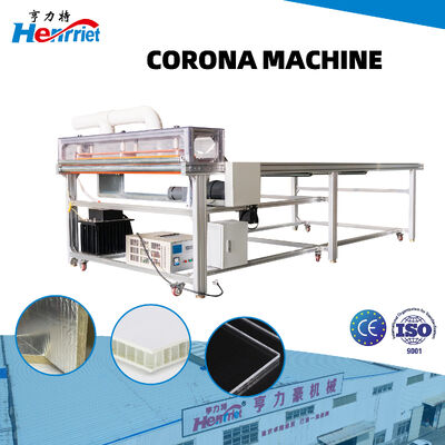 Inline Corona Treatment Machine with Material Detection Protection 6kw Maximum Power and Oil-Immersed Transformer for Surface Activation