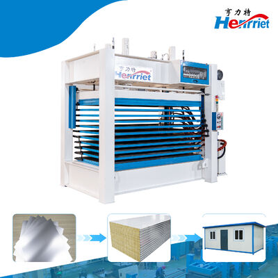 10-Layer Multi-Layer Hot Press Machine with 2500×1300mm Press Plate and 100T Maximum Pressure for Panel Lamination