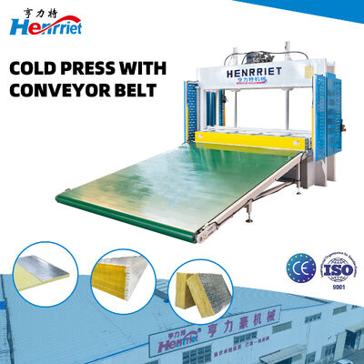 20T Maximum Pressure Hydraulic Cold Press Machine with 2500mm Processing Length and Integrated Conveyor Frame