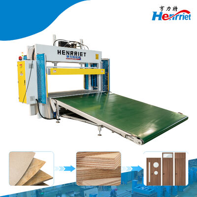 20T Maximum Pressure Hydraulic Cold Press Machine with Integrated Conveyor System for 2500mm Door Panel Processing