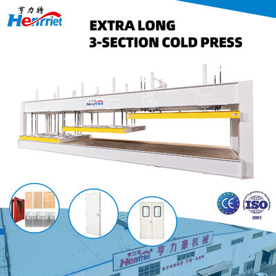 50 Ton 3-Section Hydraulic Cold Press Machine with 2200mm Maximum Processing Width for Industrial Applications