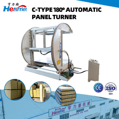 3200×700mm Maximum Sheet Size Panel Turner with 2.2KW Flip Drive Motor and Rubber-Coated Roller Conveying System